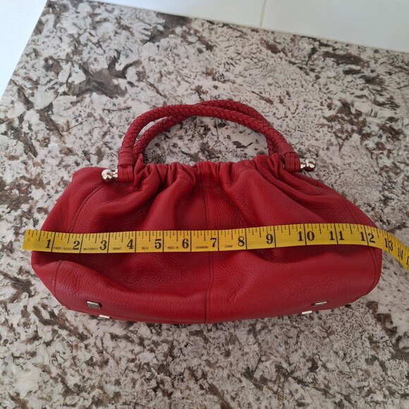 Elliott Lucca red  leather tote bag - Picture 10 of 11